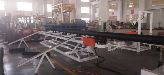 32-1600mm Diameter Double Wall Corrugated Pipe Extrusion Line With Siemens Main Electrical Parts And Water Or Air Cooling