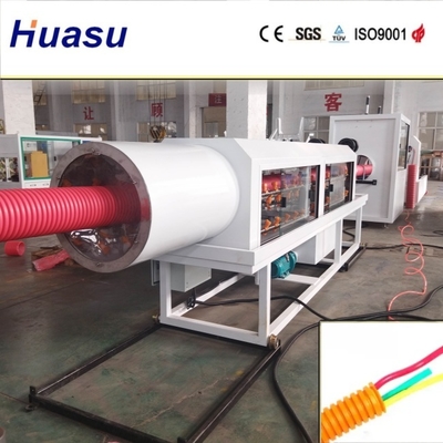 High Speed Production Dual Wall Pipe Production Line With Low Energy Consumption