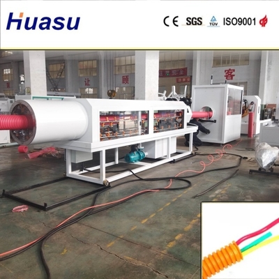 High Speed Production Dual Wall Pipe Production Line With Low Energy Consumption