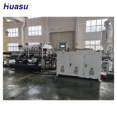 Automatic And Computerized HDPE Pipe Extrusion Line With PLC Control And Air Water Cooling For Corrugated Pipe Production