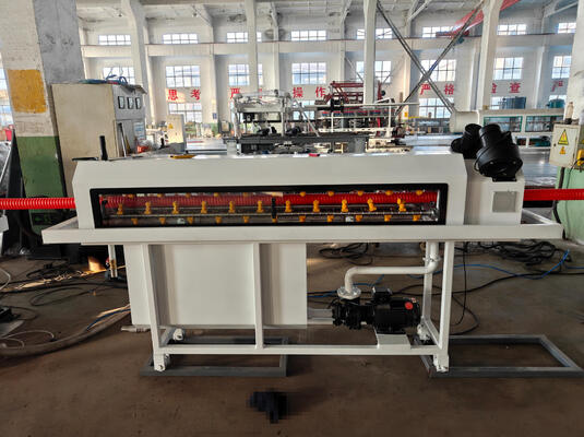 Automatic High-Accuracy Single Wall Corrugated Pipe Extrusion Machine with LD Ratio 33 38 40 for Industrial Use