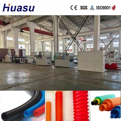 High Automation Cable Protection Pipe Extrusion Line with PLC Remote Control for Pipe Diameter Range 32mm-1600mm