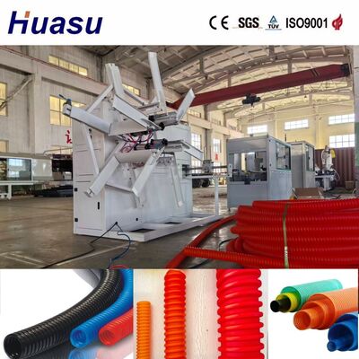 32-1600mm  High Speed Full Automatic Corrugated Pipe Extrusion Line Ensuring Stable Pipe Production line