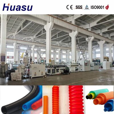 32-1600mm  High Speed Full Automatic Corrugated Pipe Extrusion Line Ensuring Stable Pipe Production line