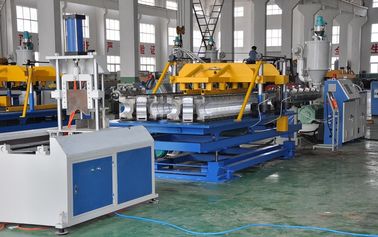 Linea di produzione ondulata a parete semplice del tubo di Qingdao, macchinario ondulato dell'estrusione del tubo