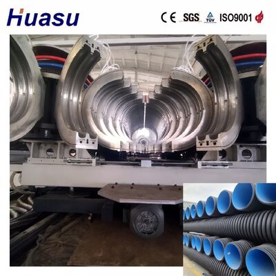 Municipal Engineering Double Wall Corrugated Pipe Extrusion Line with Siemens Contactor for High Productivity and 32-1600mm Pipe Diameter