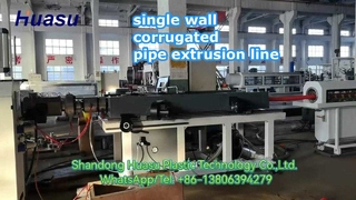 Linea di estrusione di tubi corrugati da 50-110 mm