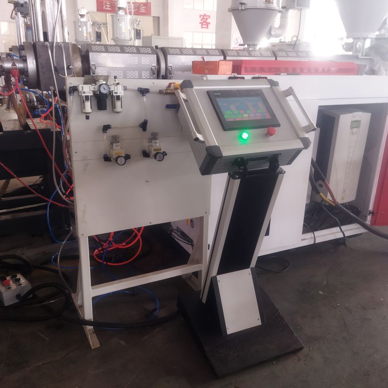 Linea di estrusione di tubi corrugati a doppia parete automatizzata e computerizzata con motore Siemens e capacità di 8-15 kg/h