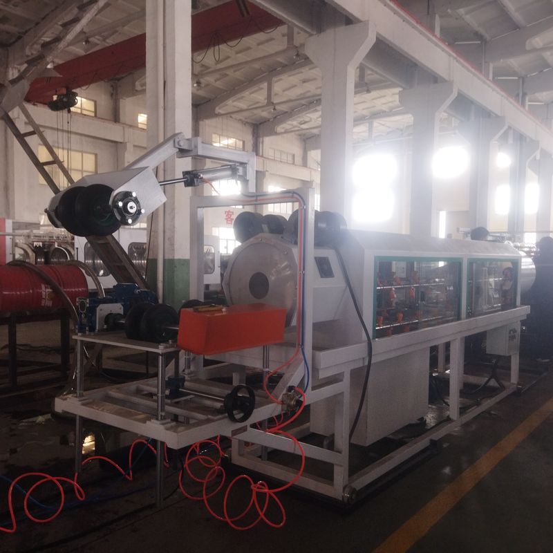 Linea di estrusione di tubi corrugati a doppia parete automatizzata e computerizzata con motore Siemens e capacità di 8-15 kg/h