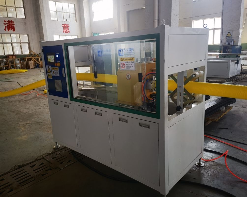 PP PE HDPE LDPE Linea di produzione di tubi ondulati a parete singola Linea di estrusione