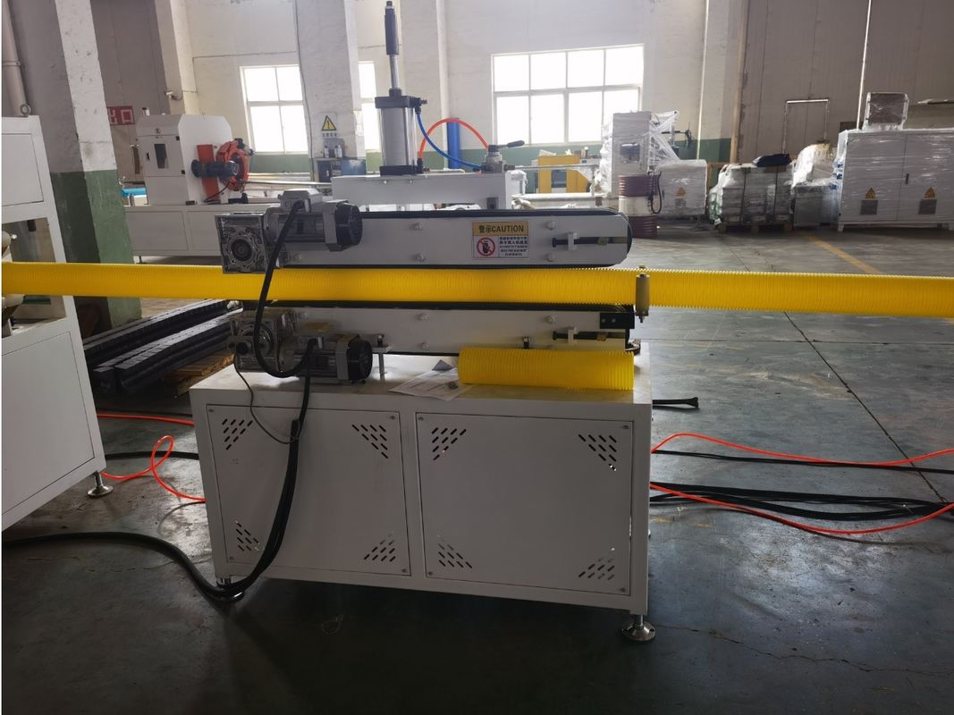 PP PE HDPE LDPE Linea di produzione di tubi ondulati a parete singola Linea di estrusione