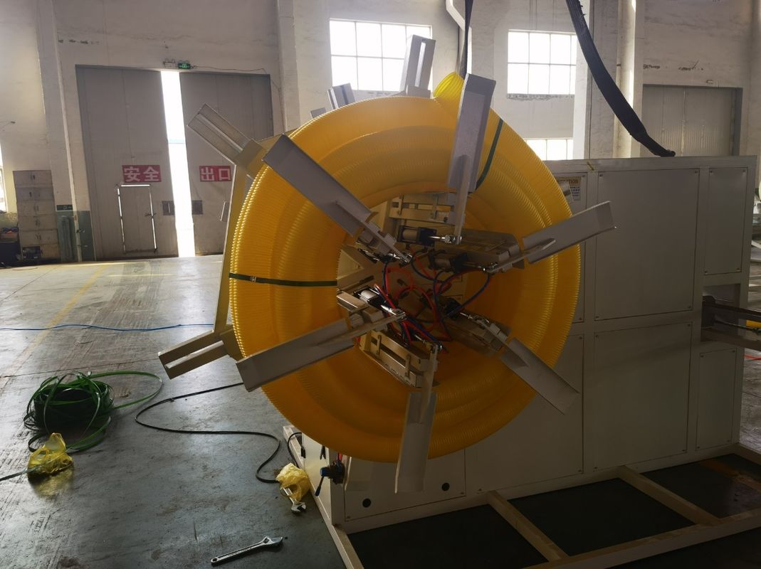 PP PE HDPE LDPE Linea di produzione di tubi ondulati a parete singola Linea di estrusione