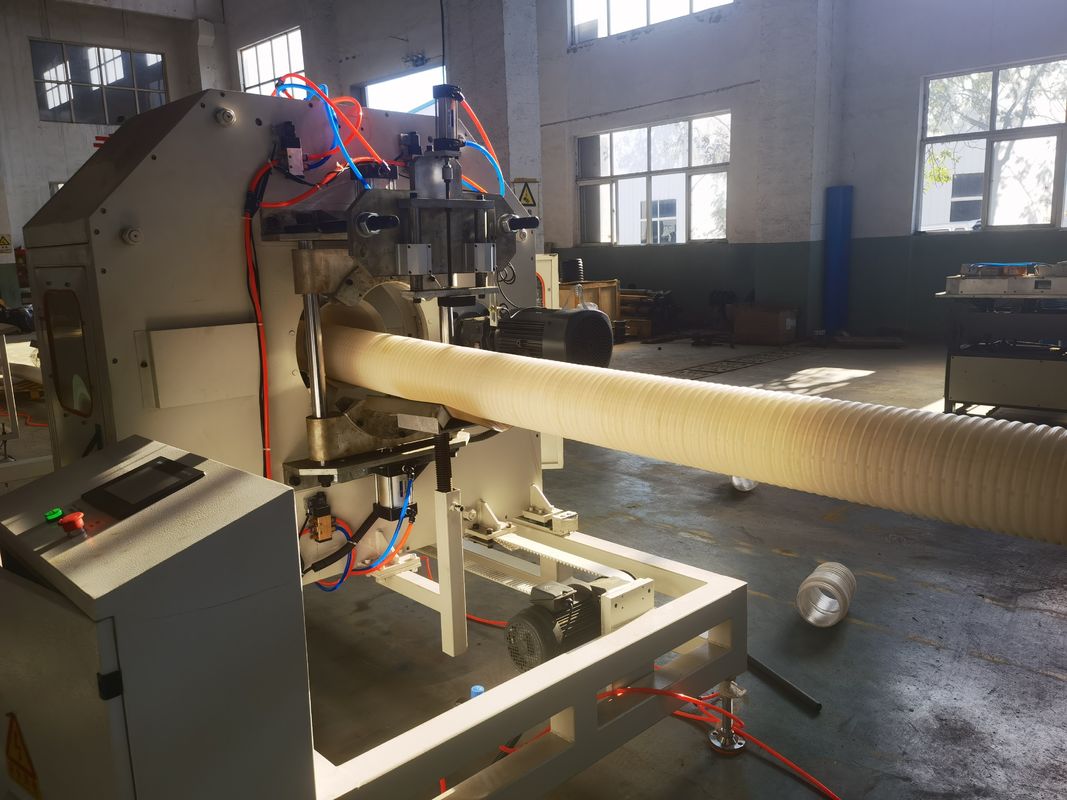 Linea di estrusione di tubi ondulati a parete singola con alimentazione automatica e contattore Siemens