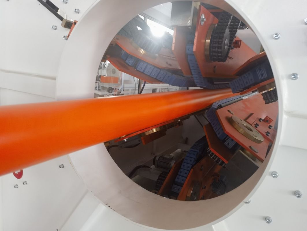 Linea di estrusione di tubi HDPE a una sola vite con materiale a vite 38CrMoAl e metodo di raffreddamento ad acqua