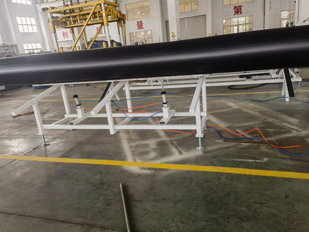 Linea di estrusione a parete solida di tubi in HDPE PP per estrusione a vite singole di tubi resistenti e resistenti