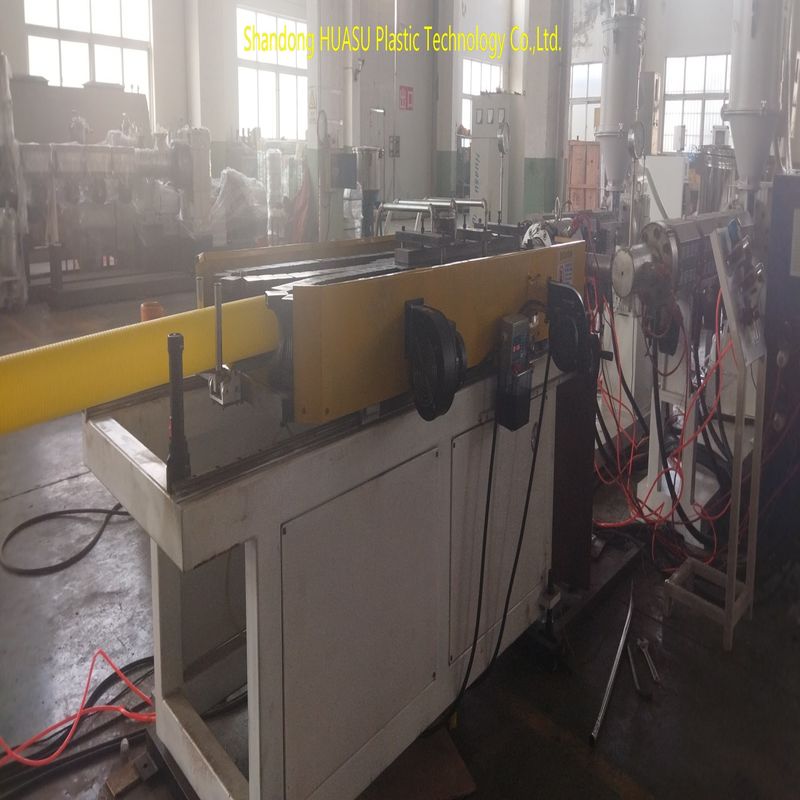 Linea di produzione tubi corrugati 100-1000kW con componenti elettrici Siemens/ABB e raffreddamento ad acqua per l'estrusione efficiente di tubi in plastica