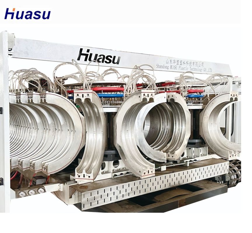 Siemens Contactor doppia parete PE tubo ondulato linea di estrusione per la lavorazione plastica liscia e durevole