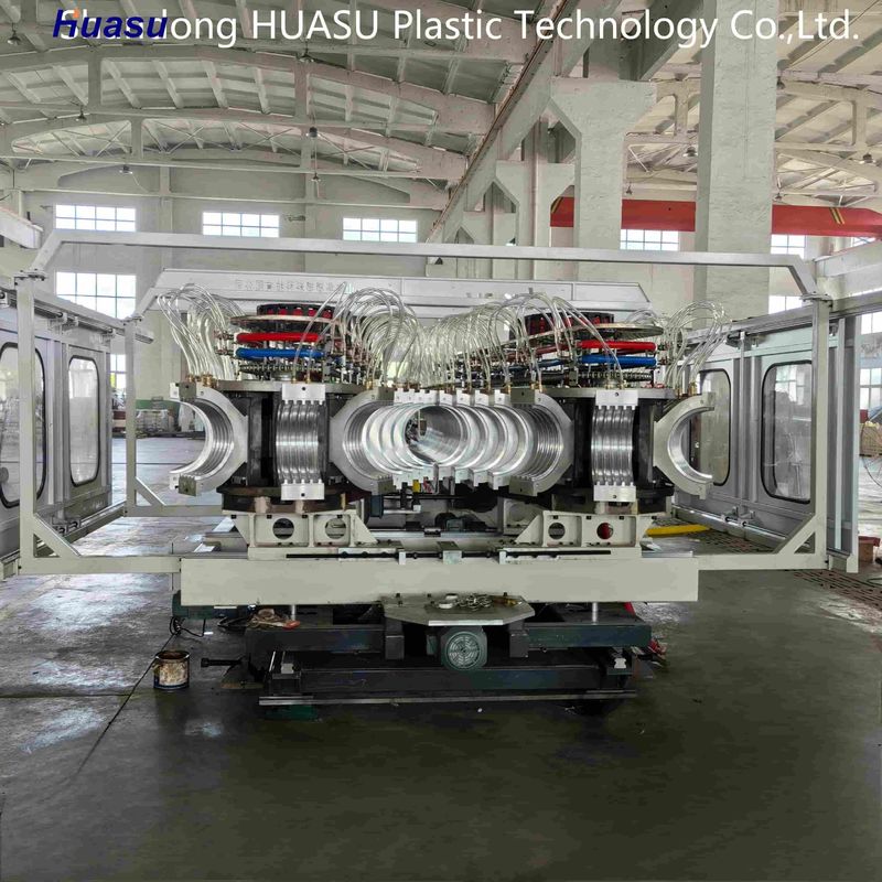 Macchina per tubi corrugati a doppia parete da 32-800 mm con produzione da 500-2000 Kg/H e sistema PLC Siemens