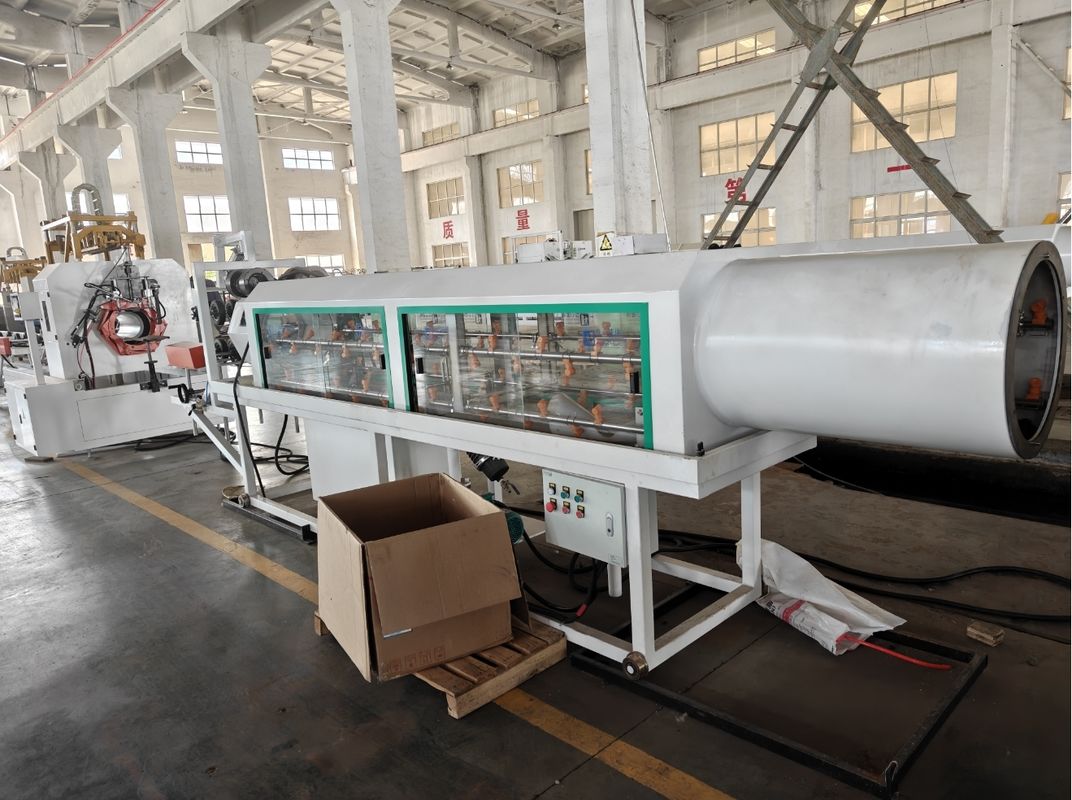 Linea di estrusione di tubi ondulati a doppia parete personalizzabile con materiale da stampo in lega di alluminio e contattore Schneider