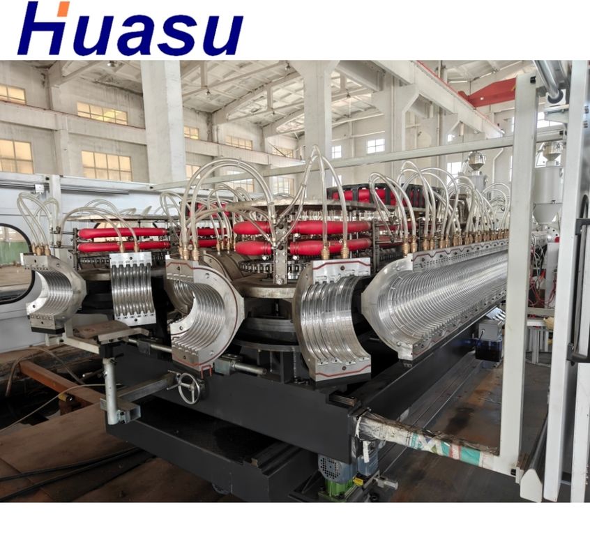 Macchina per la produzione di tubi corrugati a parete singola e doppia linea di estrusione ingranaggio 20CrMnTi