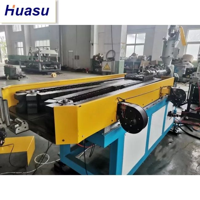 Linea di estrusione di tubi DWC ad alta produttività con una gamma di diametro di taglio da 32 a 1600 mm e tecnologia Siemens PLC