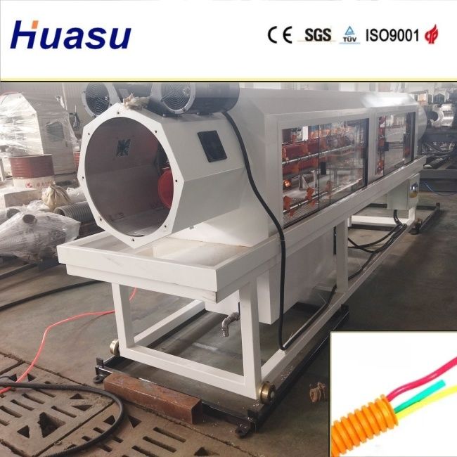 Linea di estrusione di tubi DWC ad alta produttività con una gamma di diametro di taglio da 32 a 1600 mm e tecnologia Siemens PLC