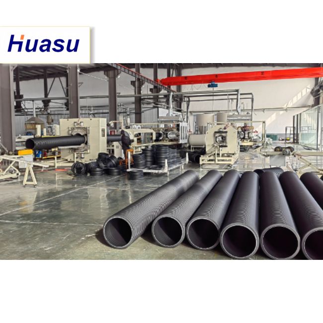 DWC Pipe Extrusion Line con 32-1600 mm di diametro di taglio, Belling-on-line Expansion Mode e Siemens PLC Technology