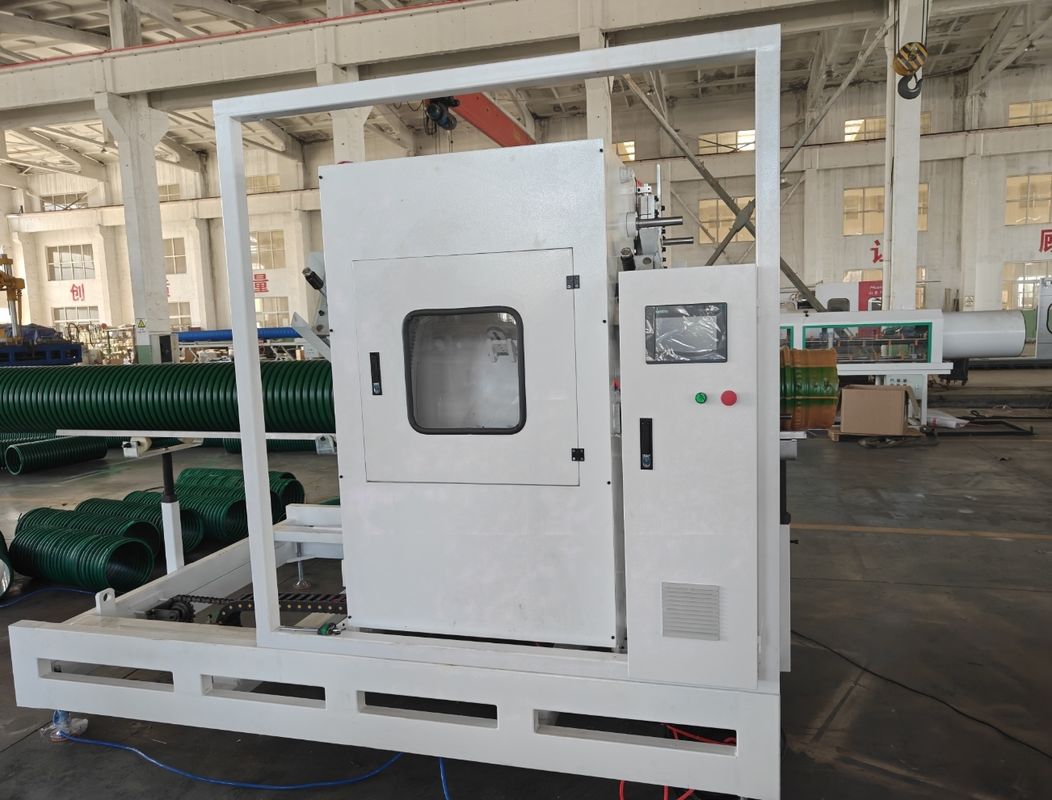 Macchina per estrusione tubi in PVC a doppia parete ad alta velocità, macchina per la produzione di tubi corrugati