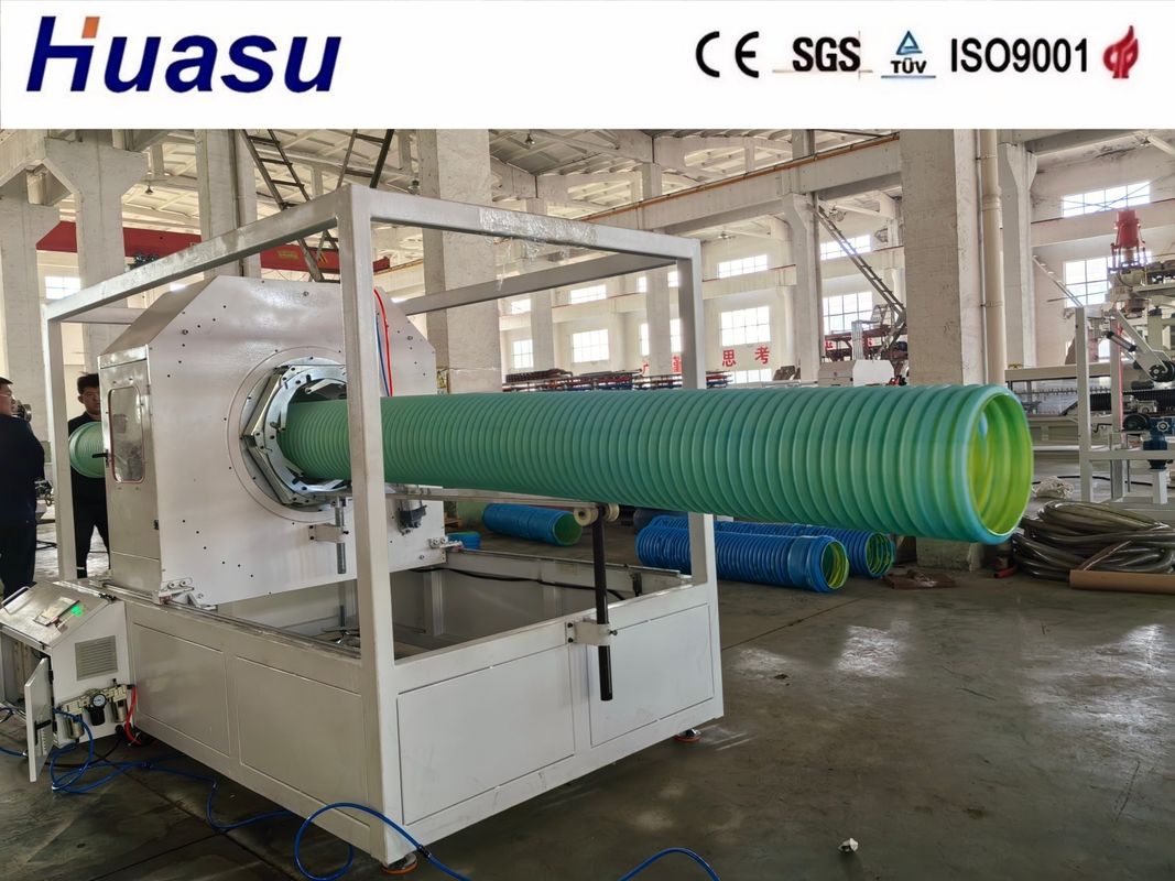 Linea di estrusione tubi Siemens HDPE 500-2000Kg/h per tubi corrugati a doppia parete
