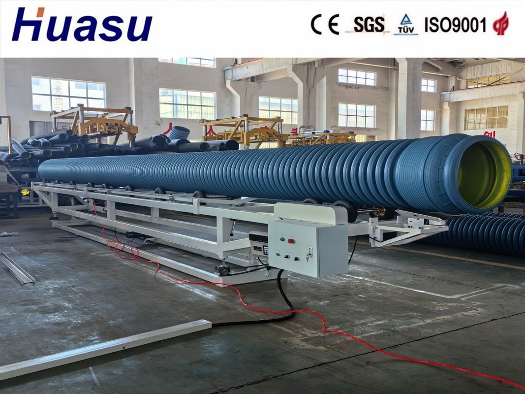 Linea di estrusione per tubi corrugati a doppia parete in HDPE Siemens 500-2000Kg/h