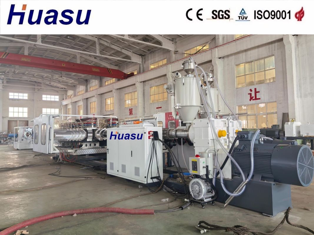 Linea di produzione di tubi ondulati in PP 32-1600 mm Controllo PLC