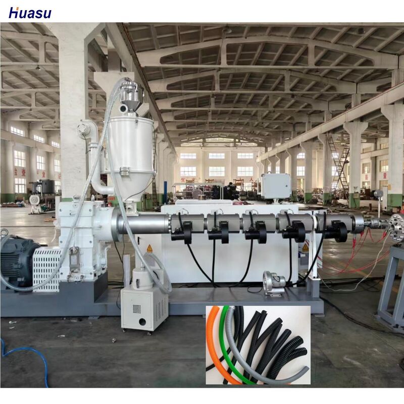 Siemens Componenti elettrici principali Linea di estrusione di tubi ondulati a doppia parete con 48 stampi e funzionalità di raffreddamento ad acqua