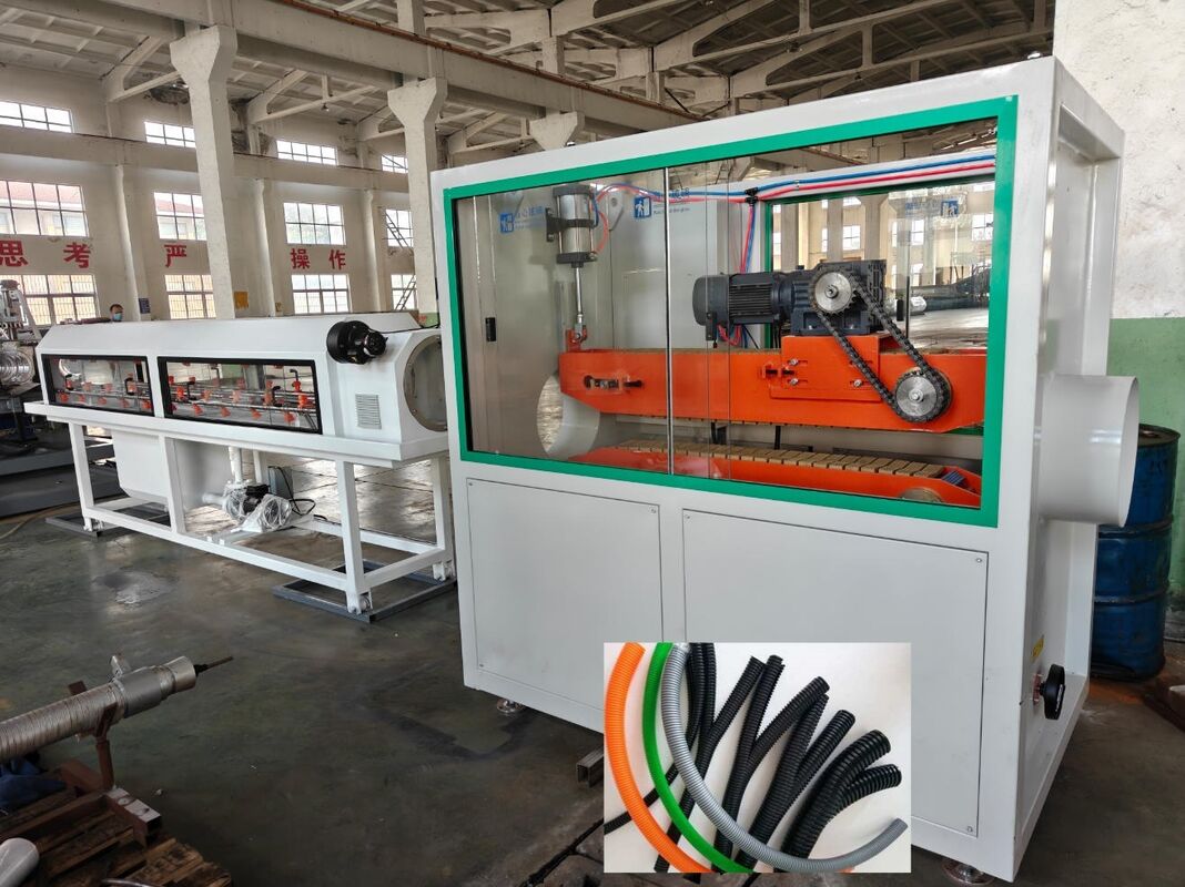 Siemens Componenti elettrici principali Linea di estrusione di tubi ondulati a doppia parete con 48 stampi e funzionalità di raffreddamento ad acqua