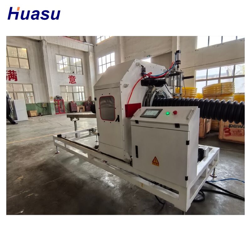 Linea di estrusione per tubi corrugati di protezione cavi da 32mm-1600mm con controllo PLC, interfaccia touchscreen e alta automazione
