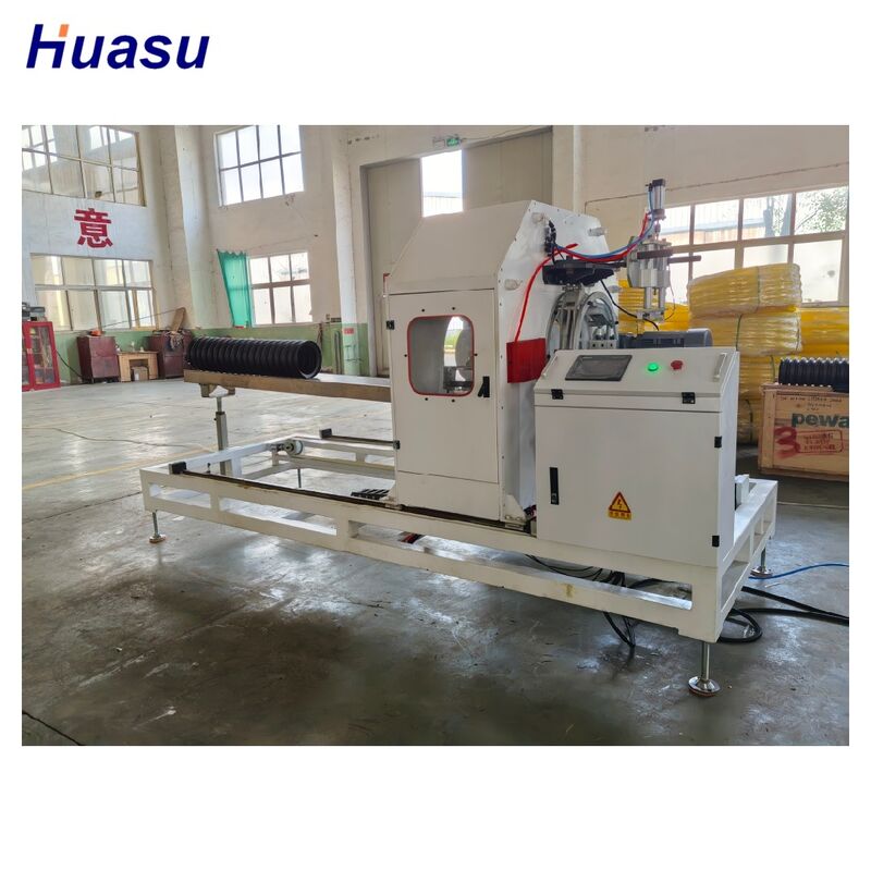 Linea di estrusione di tubi in HDPE automatizzata computerizzata ad alta produttività con controllo PLC Siemens per la produzione di tubi ondulati