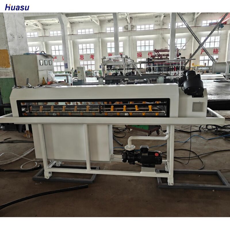 Linea di estrusione di tubi ondulati a parete singola in acciaio con componenti elettrici Schneider Siemens, garanzia di 1 anno e profondità di nitrurazione del barile 0,4 mm