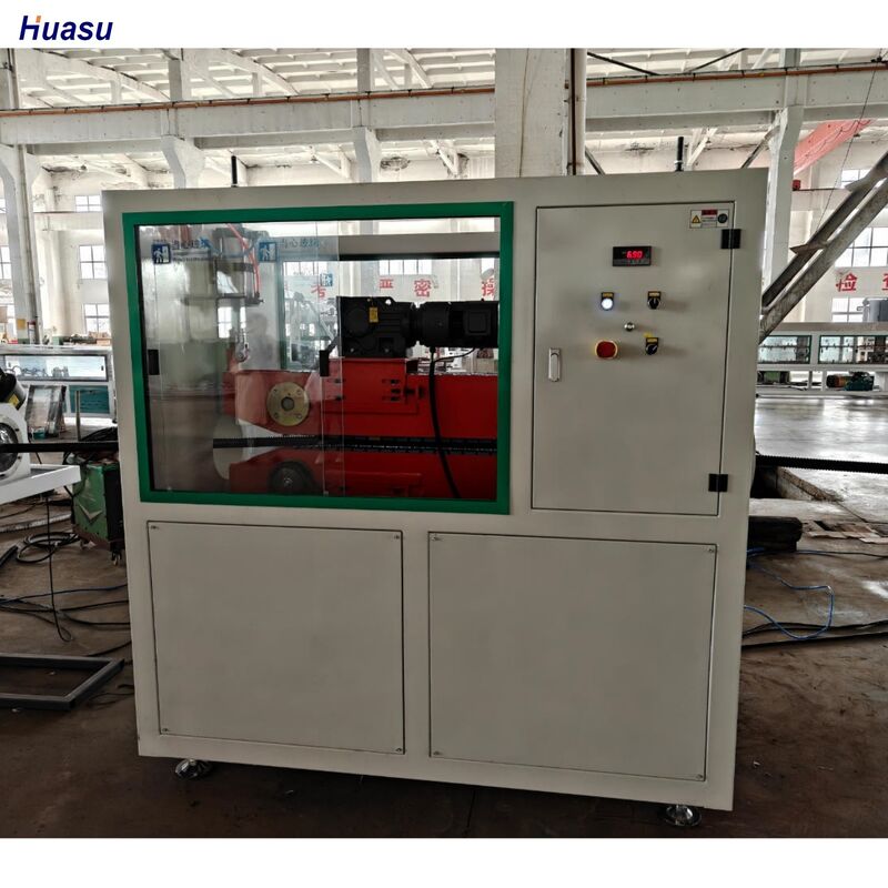 Linea di estrusione di tubi ondulati a parete singola con 110 mm Max Pipe Size, sistema di raffreddamento ad acqua e motore Siemens per la produzione ad alta velocità