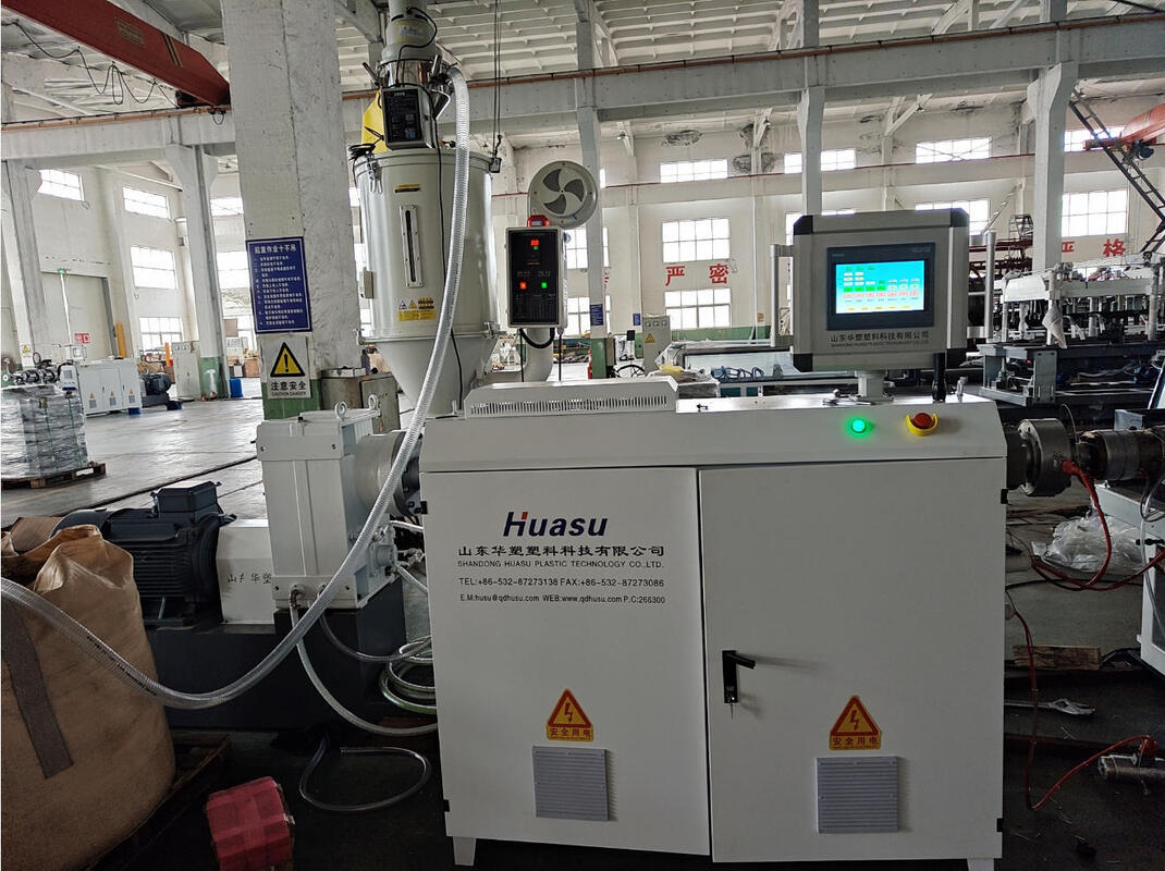 Linea di estrusione per tubi corrugati a parete singola con motore Siemens completamente automatico, con diametro massimo del tubo di 110 mm