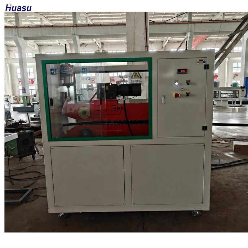 Linea di estrusione per tubi corrugati a parete singola per sistema di raffreddamento ad acqua per la lavorazione di plastica PE con materiale del cilindro 38CrMoAlA