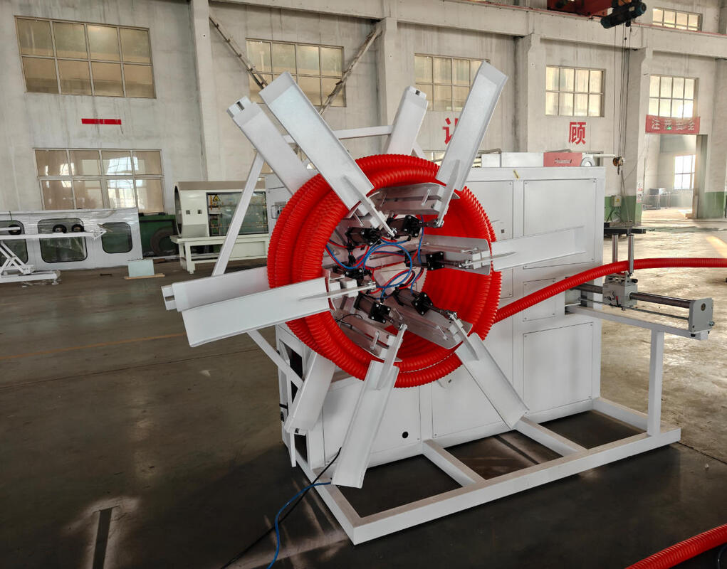 Linea di estrussione di tubi ondulati a doppia parete di tipo integrale con Siemens Electric e capacità di produzione di 100 kg/h - 2000 kg/h