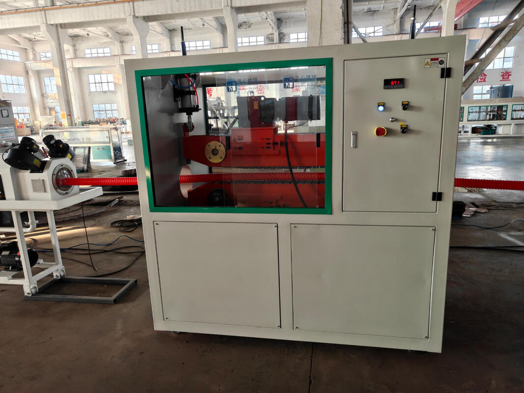 Linea di estrusione automatica per tubi corrugati a doppia parete con componenti elettrici Siemens e stampo in lega di alluminio