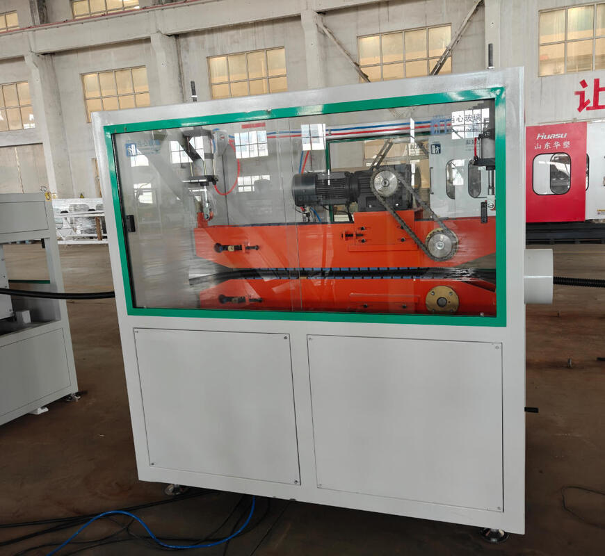 Linea di estrusione di tubi ondulati a doppia parete con parti elettriche principali Siemens, materiale di ingranaggio 20CrMnTi e vite a canna HV>740