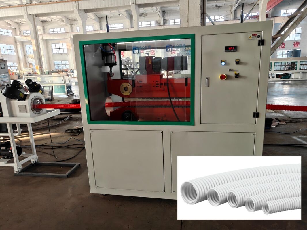 Macchina automatica per tubi corrugati a doppia parete in HDPE PP PVC con corrugatore a stampo rotante per la produzione di tubi