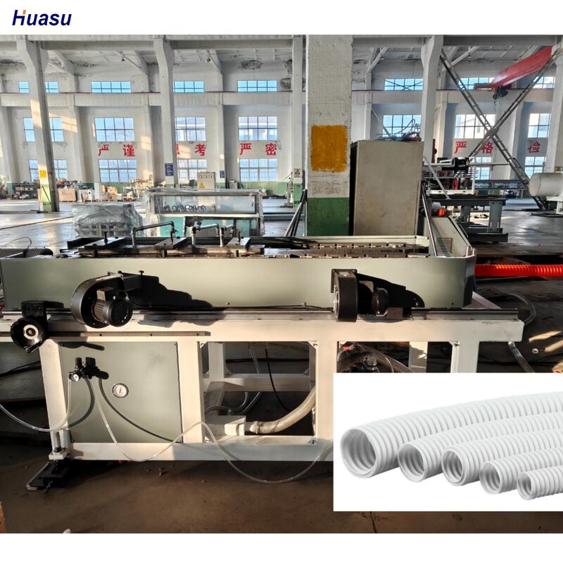 Macchina automatica per tubi corrugati a doppia parete in HDPE PP PVC con corrugatore a stampo rotante per la produzione di tubi