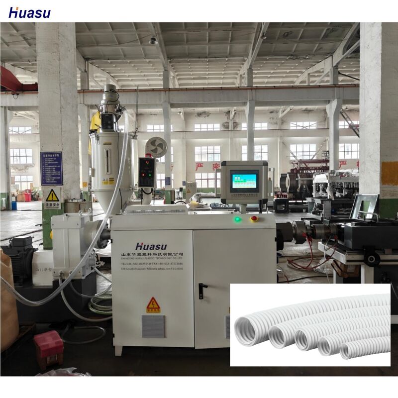 Linea di produzione di tubi ondulati a parete singola, compresa la Siemens Schneider Main Electrics