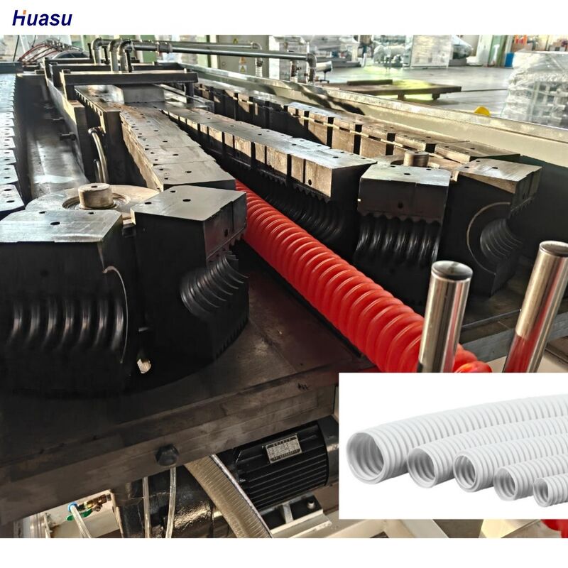 Linea di produzione di tubi ondulati a parete singola, compresa la Siemens Schneider Main Electrics