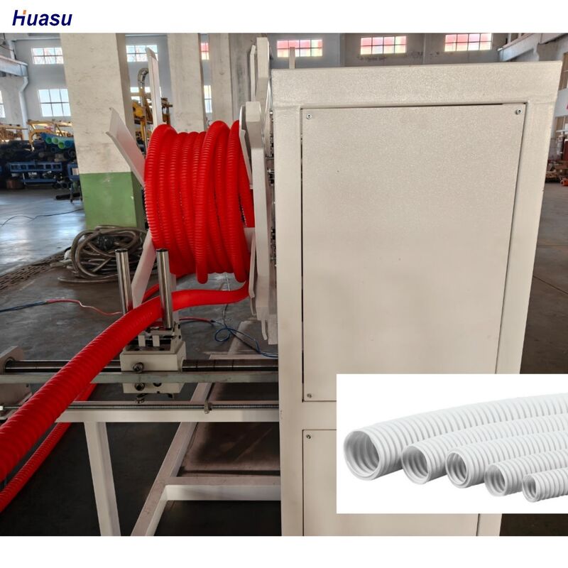 Macchina di estrussione per tubi ondulati a doppia parete in HDPE PP PVC ottimizzata per applicazioni industriali di estrusione di tubi