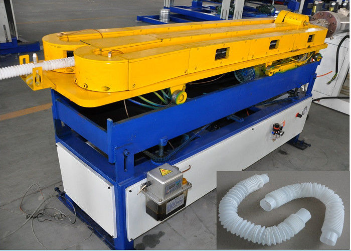 Linea ondulata a parete semplice ad alto rendimento dell'estrusione del tubo con controllo automatico completo