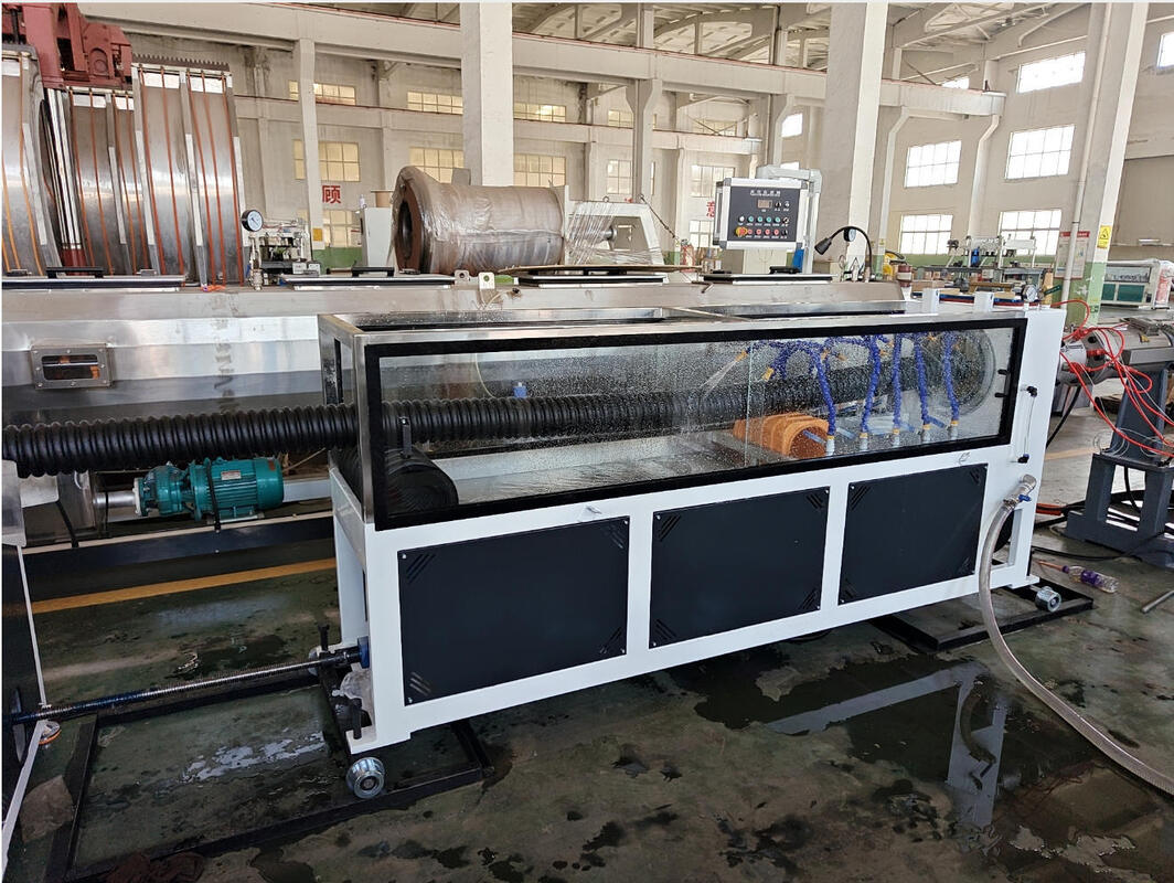 Linea di estrusione di tubi a spirale senza polvere con opzioni da semiautomatiche a completamente automatiche per la gestione del flusso di lavoro