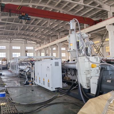 Double Wall Corrugated Pipe Extrusion Line with Max Pipe Diameter 1600mm, Water or Air Cooling, and Barrel Hardness HV>940